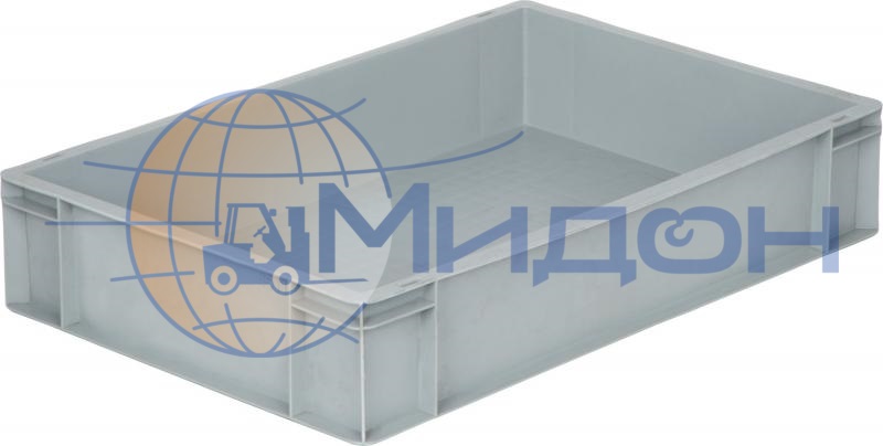 Ящик пластиковый 807 универсальный, сплошной, дно с усилением 600 х 400 х 120