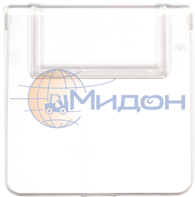 Перегородка 6000-2 по ширине для ящика пластикового 6005-6006, прозрачная, сплошная х 92 х 100