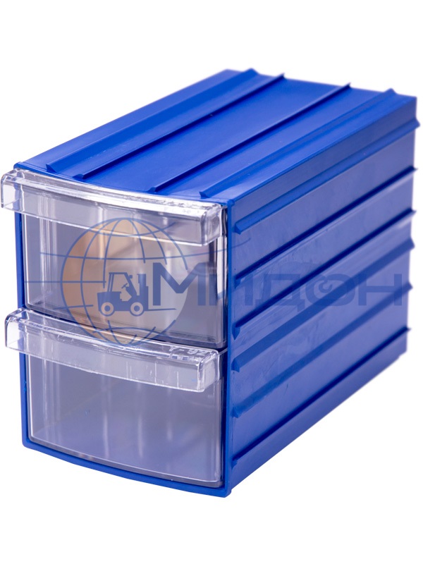 Два прозрачных ящика Plastic Drawer Y 92 в комплекте с корпусом 110 х 90 х 160