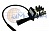 Нагрузочная вилка для АКБ, НВА-22002 (1,2 и 2В, 100+100А, 50-900Ач) стрелочный